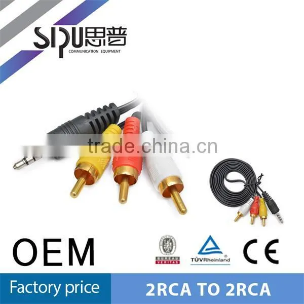 SIPU Hot selling 3.5mm stereo to 3 rca female male av xxx hd video