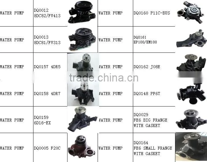 6D22 6D24 6D22T water pump for MITSUBISHI excavator ME150295