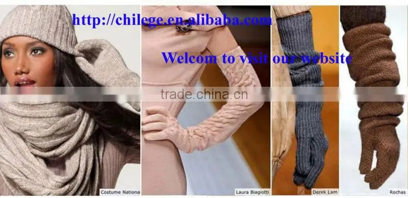ladies cashmere knitted one finger gloves mittens