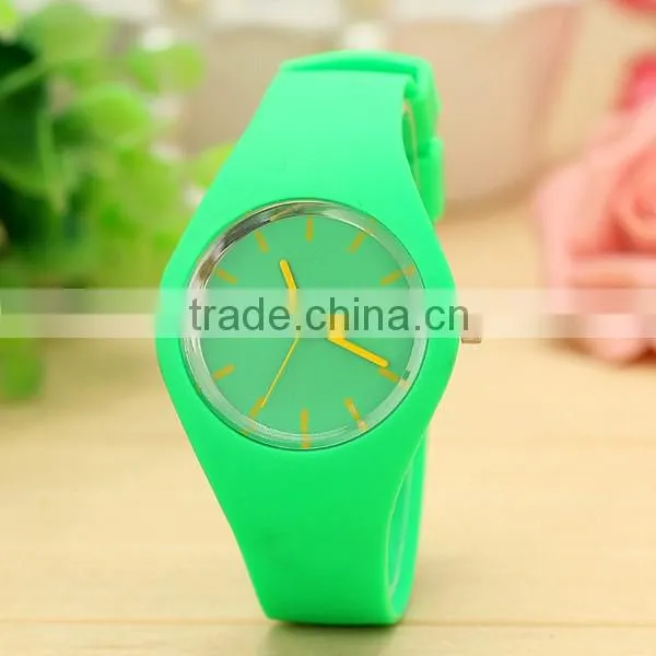 Custom Design Fashion Fruit Color Silicone Watch