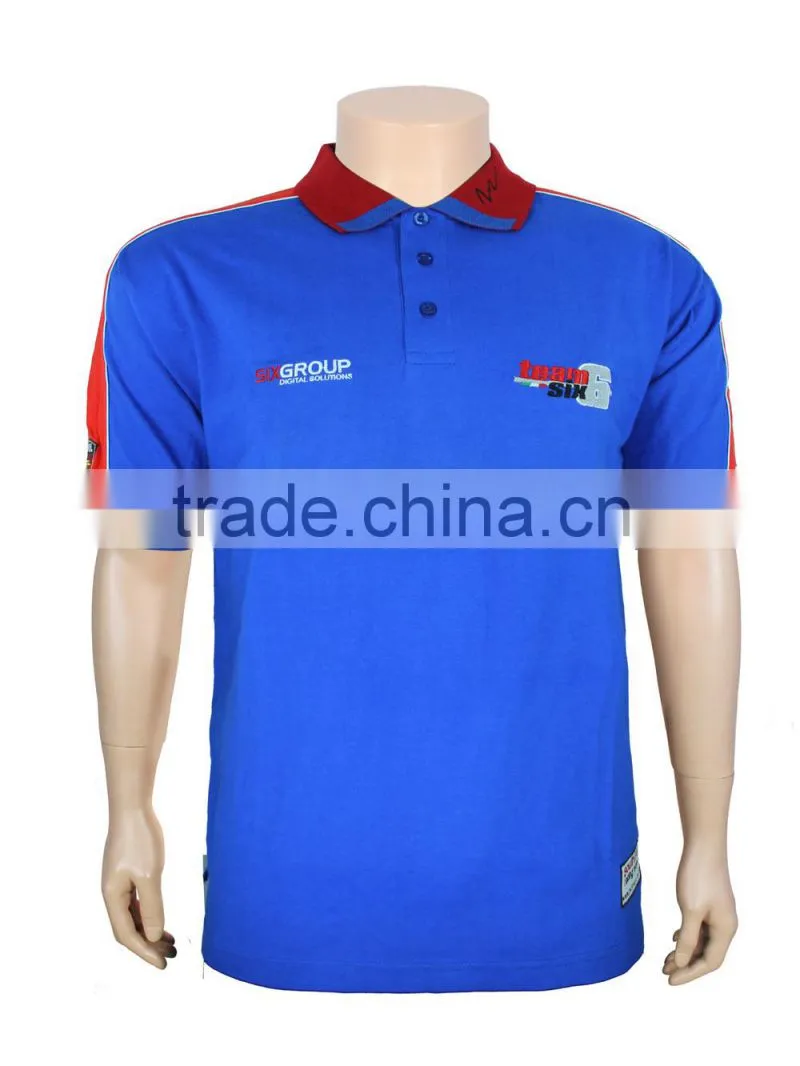 Full size printing men polo t-shirt