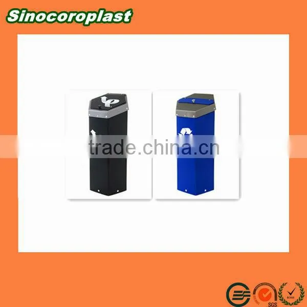 Waterproof Plastic Corrugated Rubbish Bins