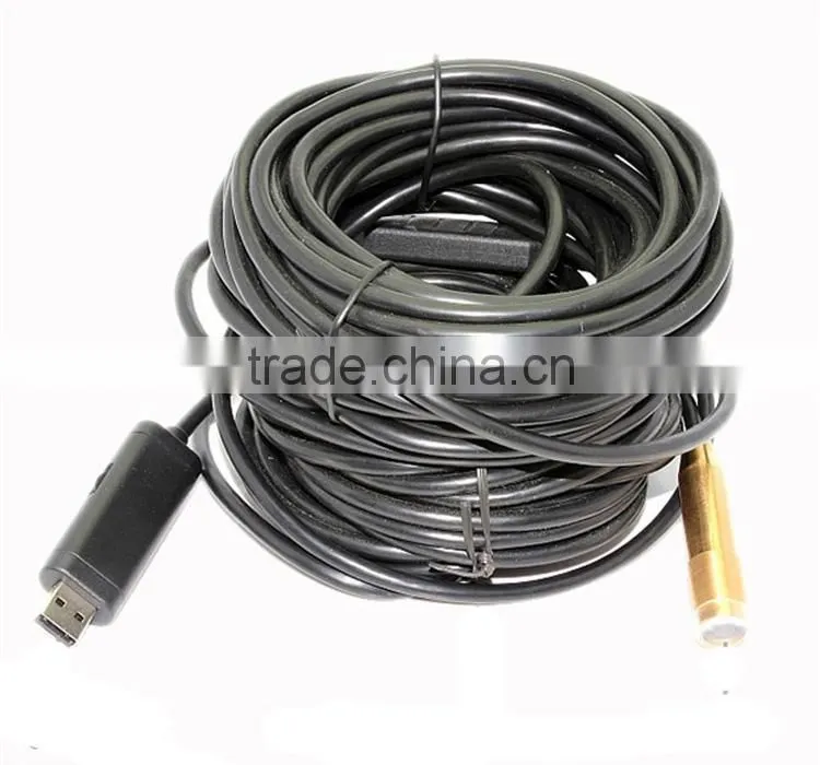 USB endoscope with waterproof head inspection