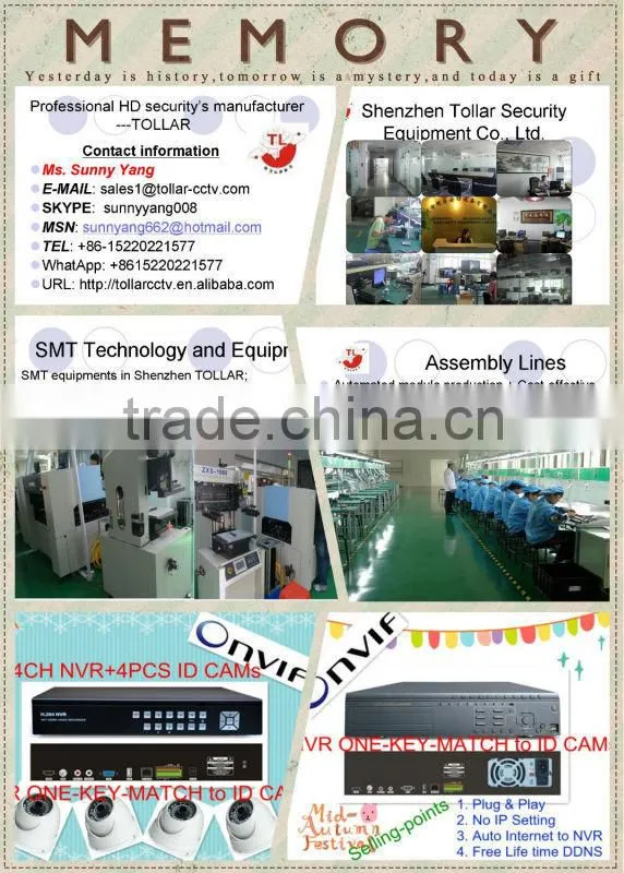 HOT HD DIY 4CH 1080P NVR Kit IP ID camera and NVR kit Security Equipment support P2P standard Onvif 2.2 HDMI 4CH NVR Recorder
