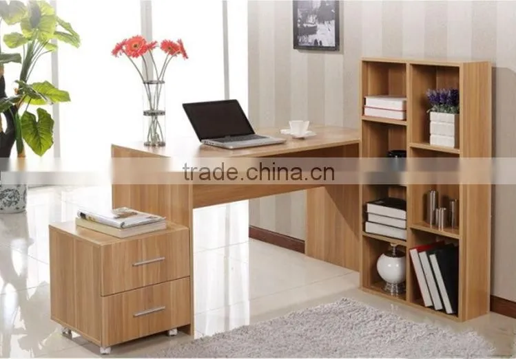 2016 Modern UK Black/Walnut Particle board computer table sxh090