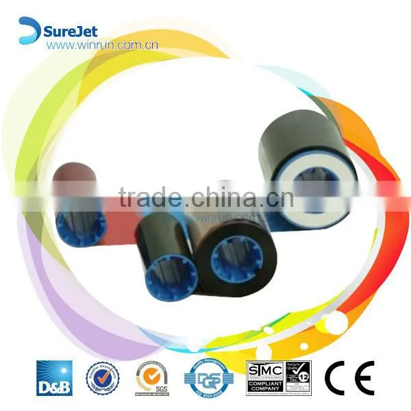 SureJet Zebra 800015-440 YMCKO Color Compatible Ribbon - 200 prints/roll made in China