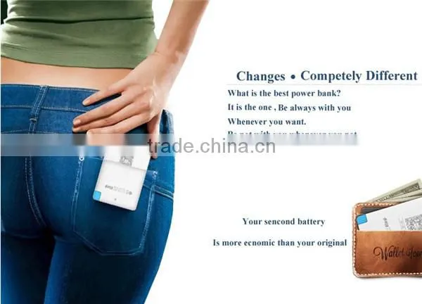 top selling ultra slim power bank for iphone samsung htc