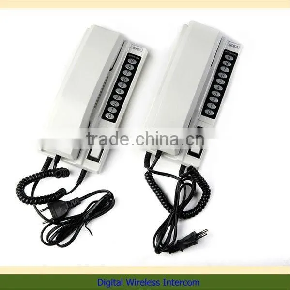 Super Full Duplex 2.4G Wireless Indoor Intercom System