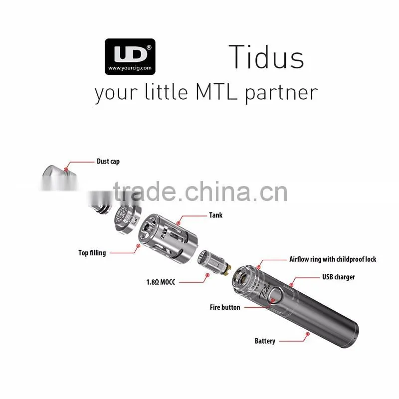 Good price 4.8V 800mAh UD Childproof Lock ecig 2016 vape