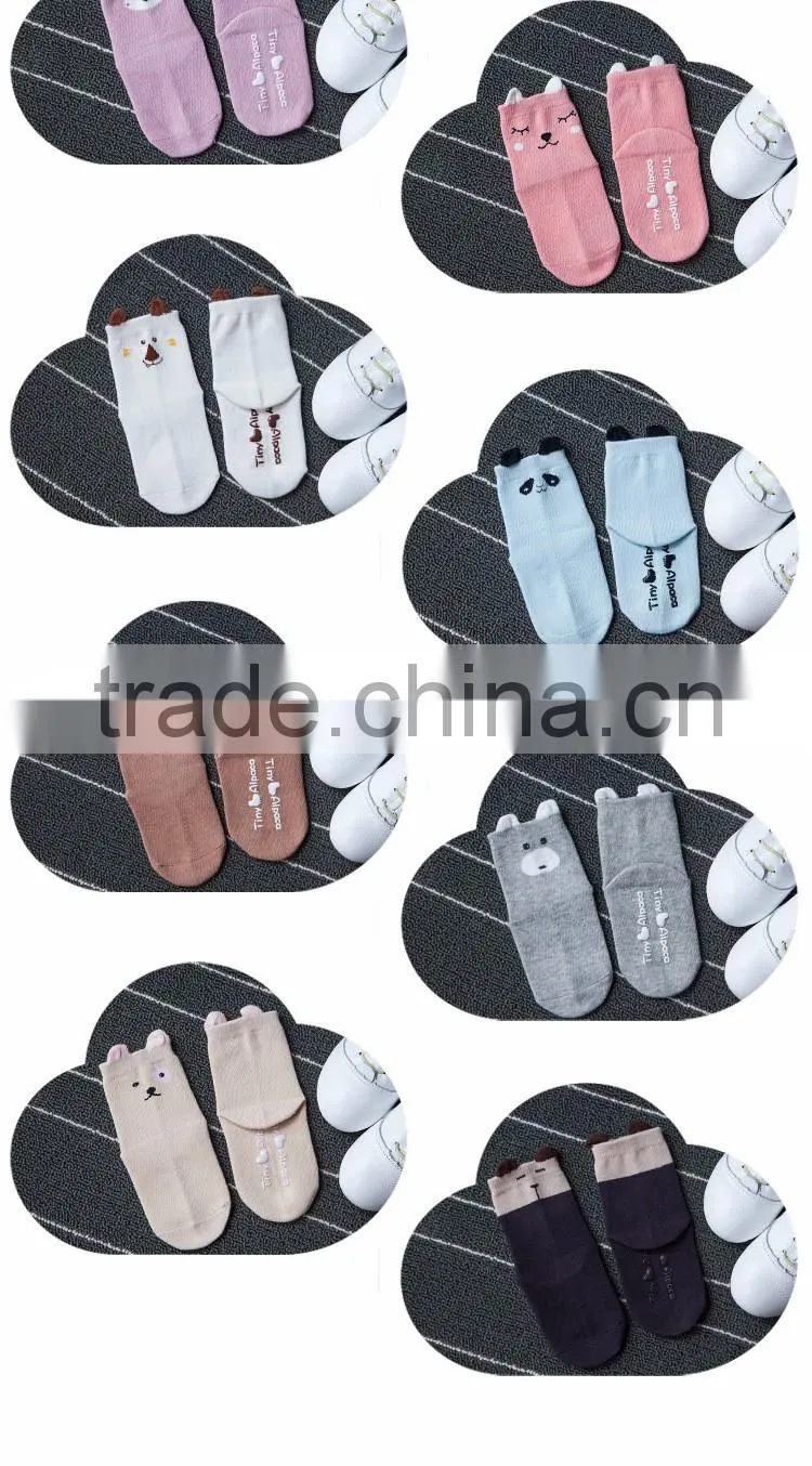 Bow tie pattern cotton baby cartoon sock baby socks wholesale