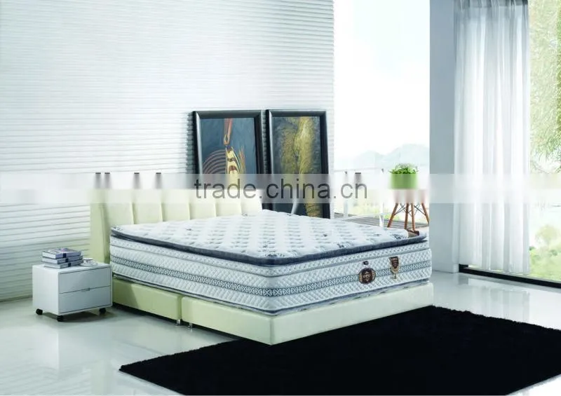 Luxurious high class mini pocket spirng euro top spring mattress