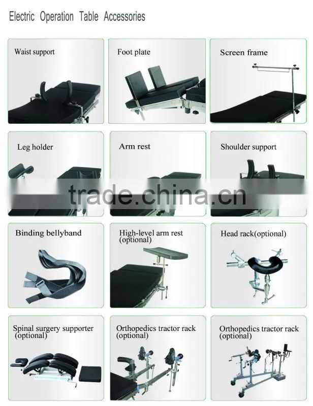 KL-D.IA Electric Surgical OT Bed Surgery operation bed Electric hydraulic bed