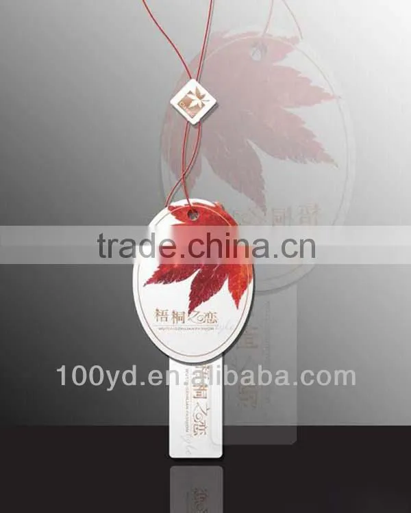 plastic garment hang tags