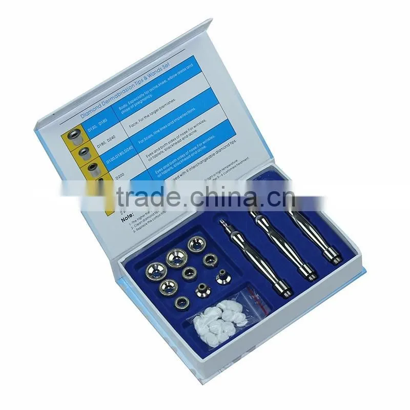 factory direct sale diamond dermabrasion tips skin lightening/diamantes peeling