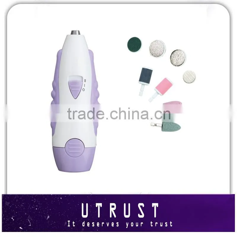 Supplier ABS Plastic DC motor Hot selling manicure set 6