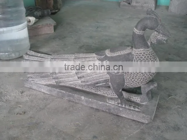 Peacock Stone Hand Sculpture Manufacturer in India