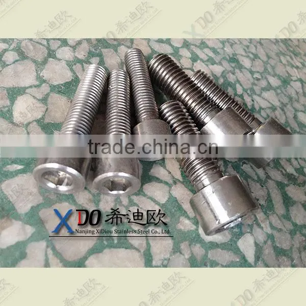alloy A286/GH2132 EN1.4980 stainless steel screw made in china M8*30