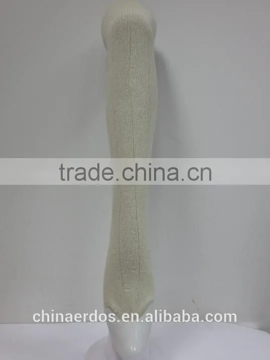 Knitted cashmere blended socks