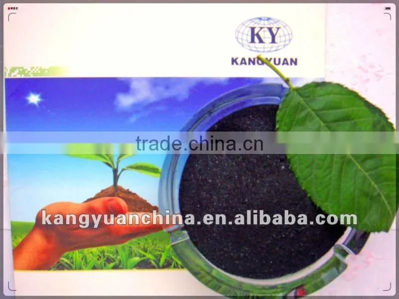Refined organic fertilizer 97% sodium humate rich humic acid