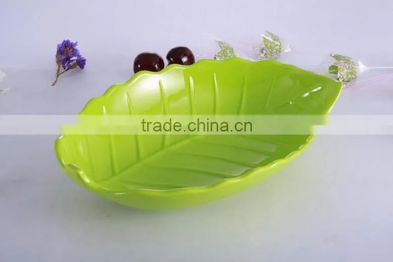 leaf shape melamine plate bowl tableware dinnerware set, dinnerware set arabic