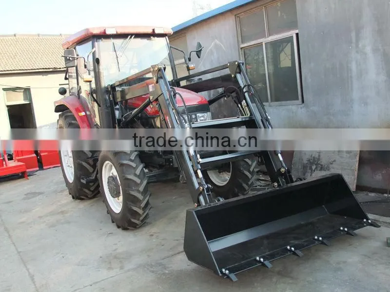 55hp tractor with front end loader and backhoe