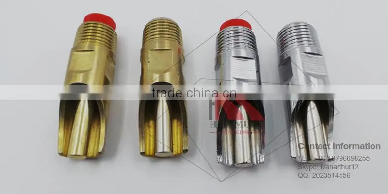 animal water nipple for pig in gold 64*22 mm
