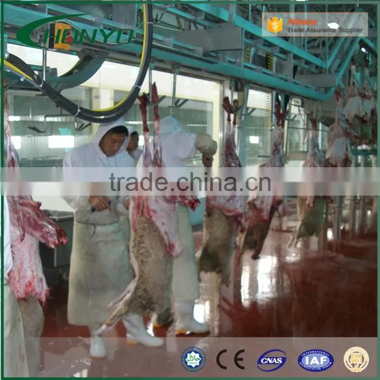 HALAL Automatic Sheep Conveying System Slaughtering Machine Of Sheep abattoir equipment