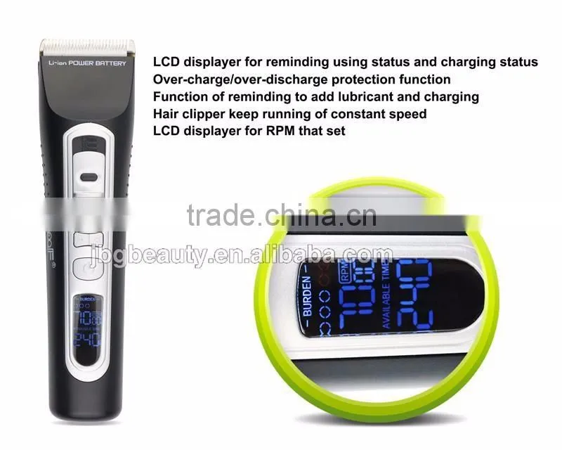 Cordless Electric Hair Clipper and Beard Trimmer Rechargeable for Men
