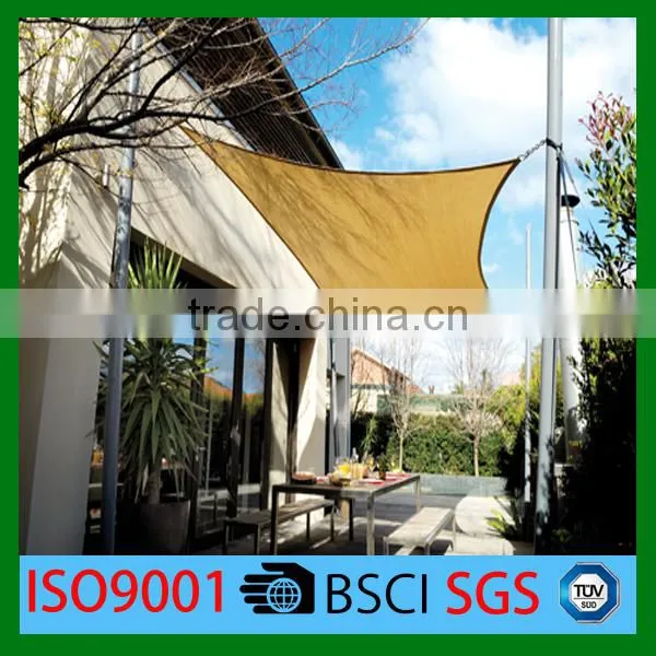 100%PE with UV good quality sun shade sail