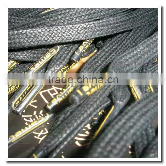 Ecofriendly sublimation logo printed tubular shoelace
