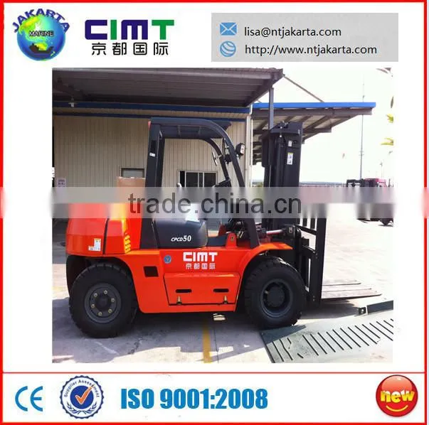 Cheapest price 5 ton Diesel Forklift Truck/small capacity diesel forklift trucks/double mast forklift made in china