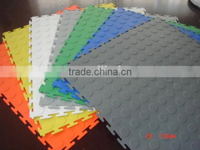 2016 quality plastic floor tiles for garage area