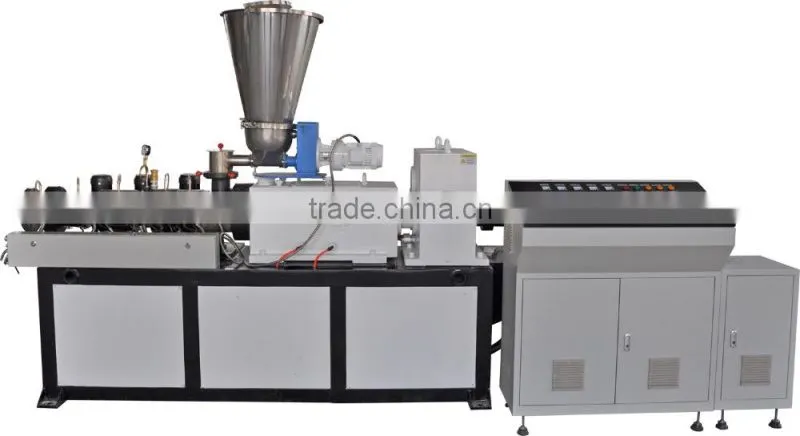 PVC pipe conical plastic twin screw extruder machinery