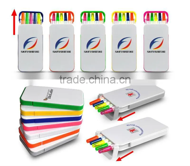 New Color Daisy flower highlighter pen set gift