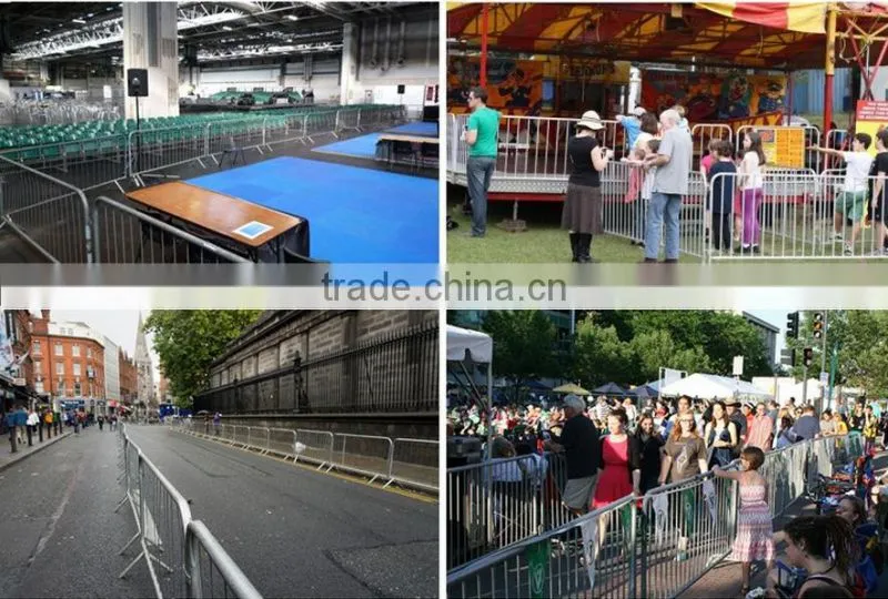 temporary barrier fencing steel galvanized removable fence superior quality
