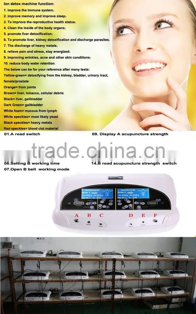 Foot bath massager foot detox massage machine factory price
