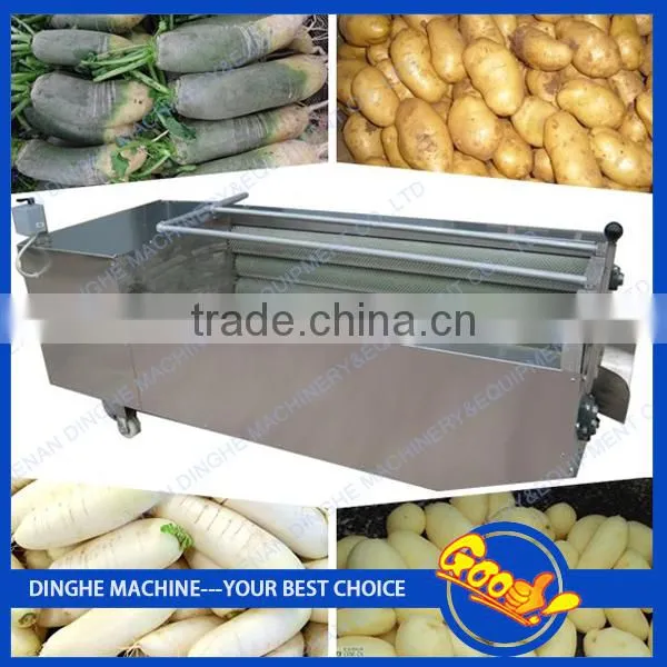 China supplier hair brush roller potato washer and peeler machine