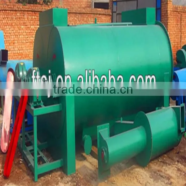High-speed scrubbing washing machine for waste plastic