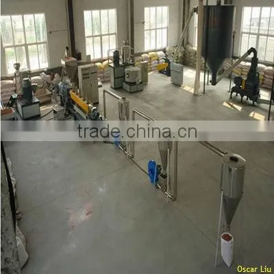 pe granules machine for make pellet wood