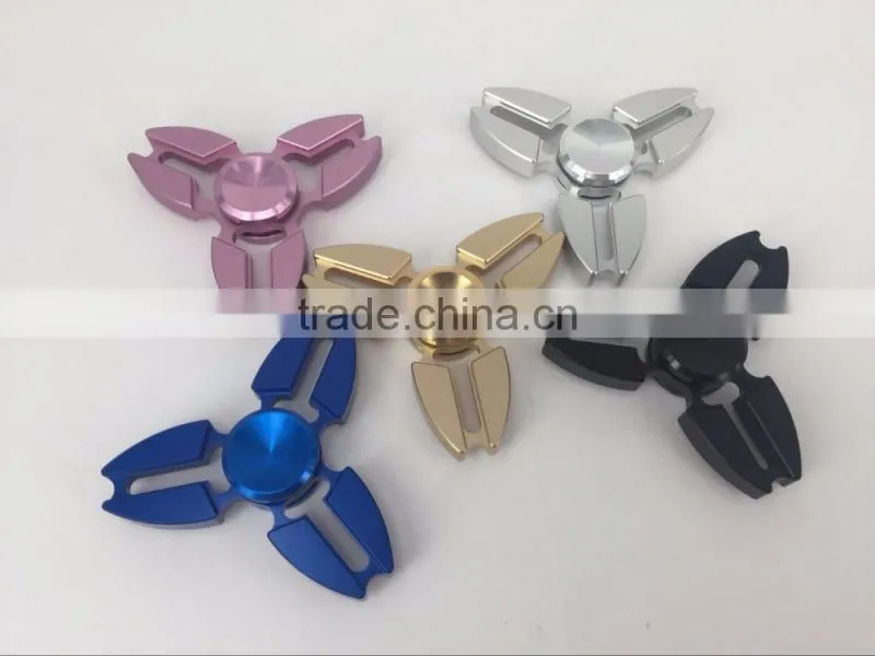 2017 Trending Products Si3N4 608 ceramic bearing fidget spinner ABS Tri-Spinner Desk Focus Toy