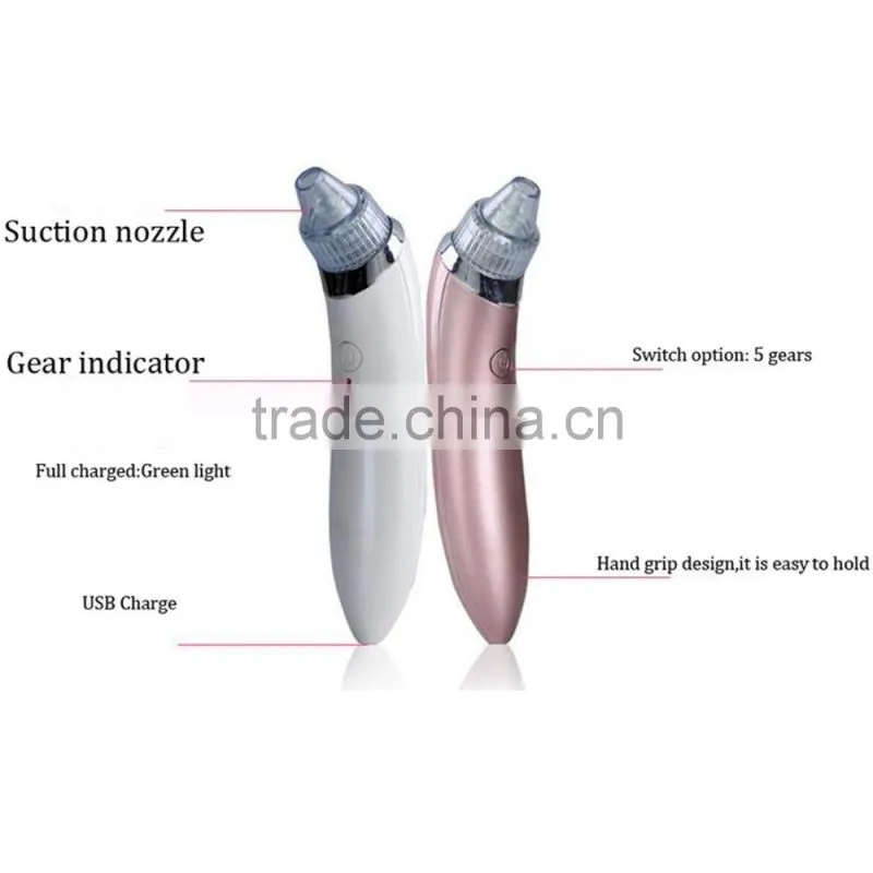 2017 Hot Sale Portable Blackhead Removal Tool Dead Skin Acne Vacuum Blackhead Remover Pore Cleansing Skin Peeling Beauty Machine