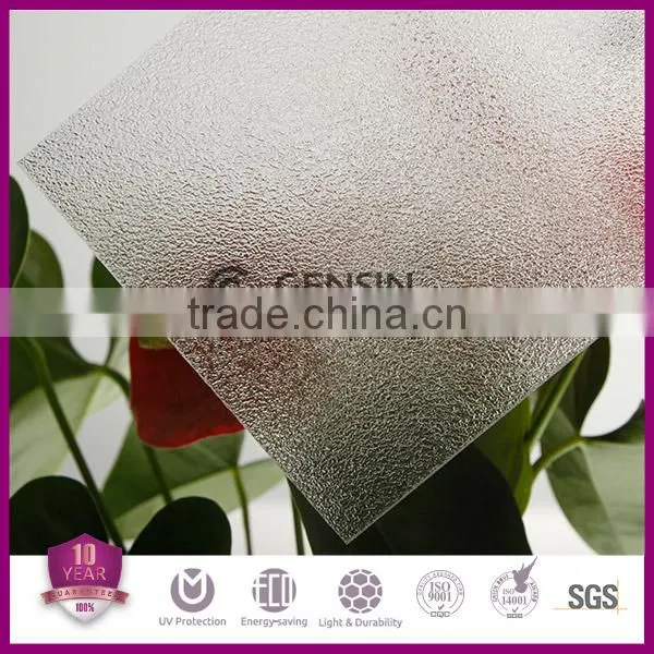 Colored Embossed Polycarbonate Sheet / PC Panel