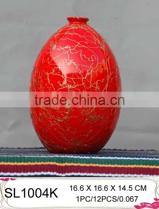 Modern flower vase decoration fiberglass material