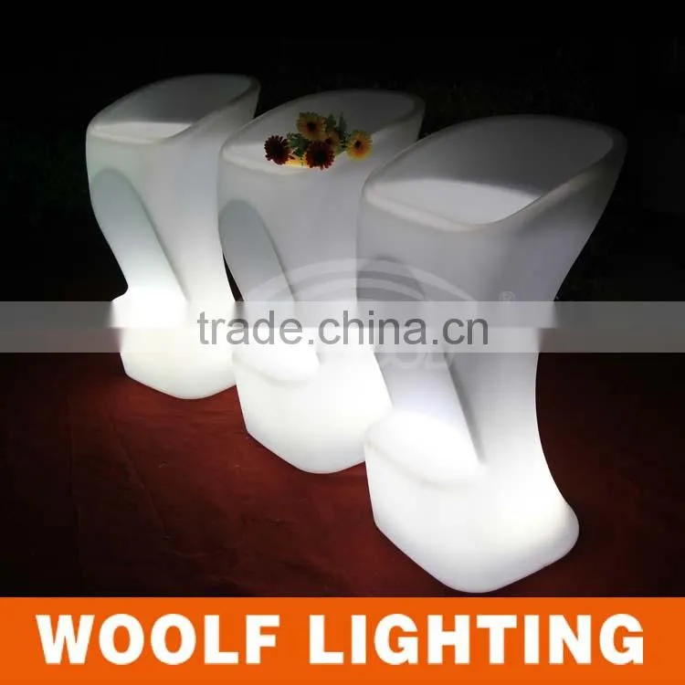 2015 hot led furniture 16 colors RGB changing led ktv bar stool for sale
