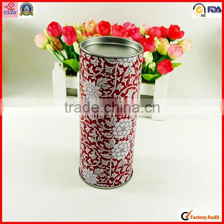 food storage candy gold tin can