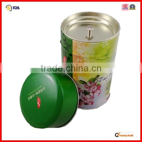 Taiwan alishan tea tin box wholesale by china factory
