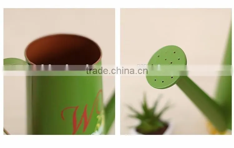 china top sell coloful decal cute galvanized metal watering can