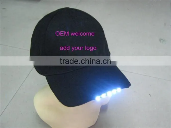 led night light trucker cap/vans trucker cap