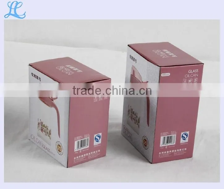 Food Safe Large Glass Oil Pot and bottle With Handle