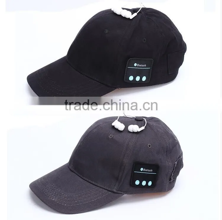 Bluetooth music mesh hat summer sun hat baseball cap with smart Bluetooth headset fashion hats